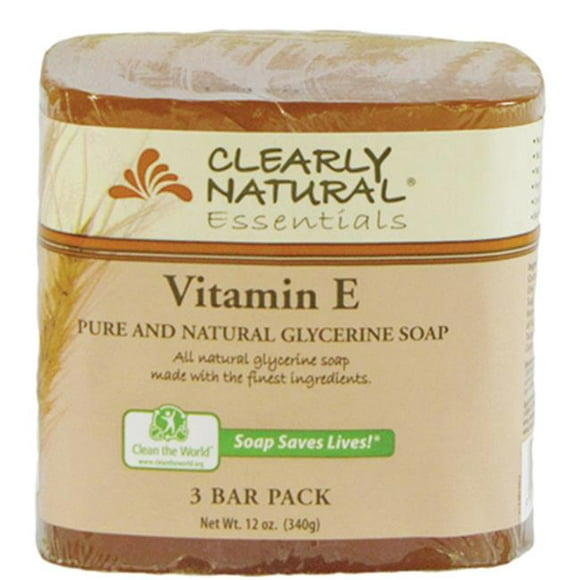 Clearly Natural 1170497 Bar Soap Vitamin E 3 Pk - .75 oz
