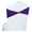 Cadbury Purple, variant on MDS Pack of 10 Spandex Chair Sashes Bow Ties Without Buckle for Wedding - Cadbury Purple