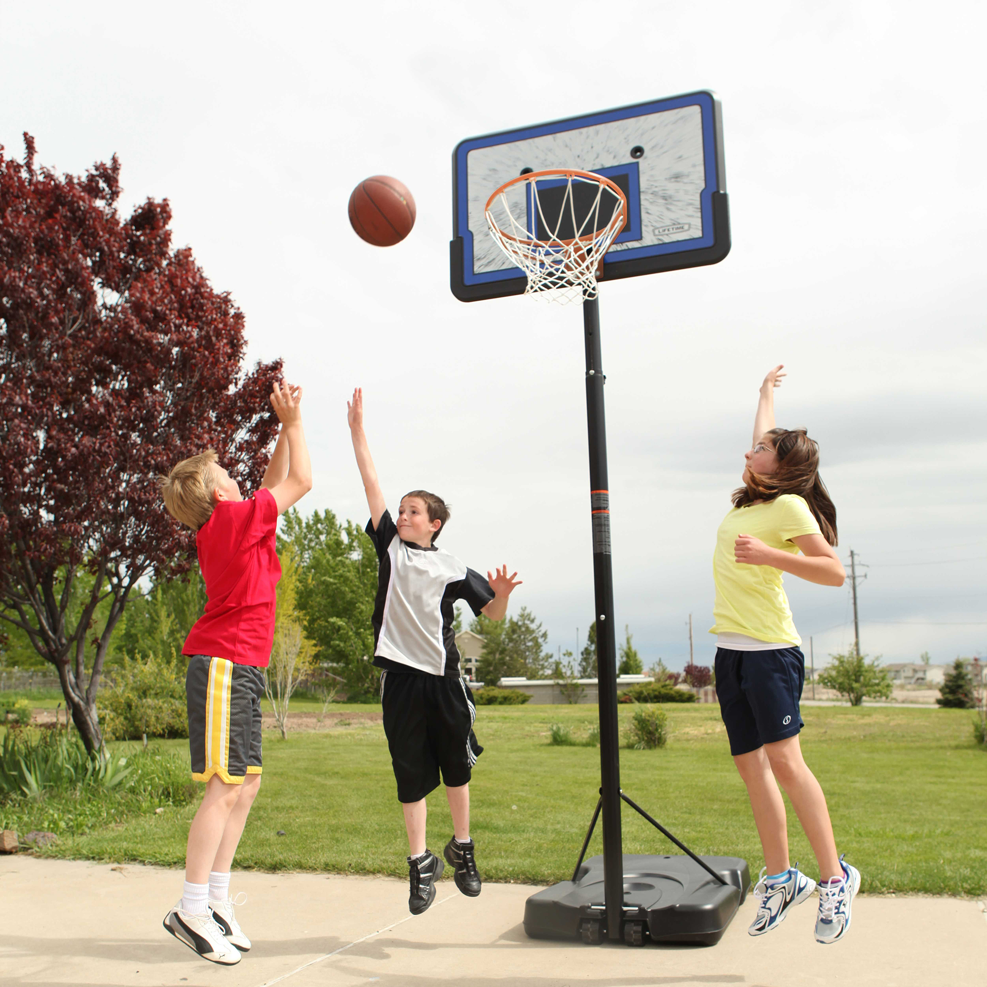 Lifetime Adjustable Portable Basketball Hoop, 44 inch HDPE Plastic Impact® (1221) - image 4 of 14