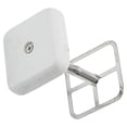 thumbnail image 2 of WORGEOUS Soporte de cepillo de dientes de baño Cepillo de maquillaje Soporte de acero inoxidable Base de resina Rack de almacenamiento de pasta de dientes, 2 of 7
