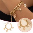 thumbnail image 2 of Gloden pulsera para las mujeres pulsera de diseño de luz diseño del océano pulsera sexy hermoso regalo de la moda temperamento pulsera, 2 of 8