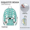 thumbnail image 5 of Esign Of Head Pug Dog Backpack for School,Cute School Bag,Schoolbag with Adjustable Shoulder Straps & Padded Back,15"x11.42"x5.5", 5 of 6