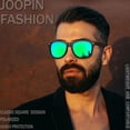 thumbnail image 2 of Gafas de sol Joopin Square Polarized UV400 con lente verde espejada, 2 of 5