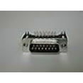 thumbnail image 3 of 4711-15-41-P1 NorComp Inc. DB15 Male R/A PCB Mounted Metal Shell D-Sub w/ 4-40 Insert, Inside Ground Strap & Board Lock (5/PKG) Non-RoHS, 3 of 4