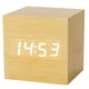 thumbnail image 1 of Alarma digital LED de madera con día, fecha, temperatura y humedad 3, 1 of 8