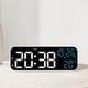 thumbnail image 4 of Reloj despertador LED con pantalla de temperatura y humedad. Reloj electrónico digital con función de salto de segundos, cuenta regresiva y funcionamiento silencioso. Reloj multifuncional para mesita, 4 of 5