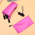 thumbnail image 3 of 3 Meter Triangle Tarps Outdoor Canopy Tent Practical Multifunctional Beach Mat Wild Camping Supplies with Rope and Storage Bag (Pink), 3 of 5