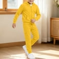 thumbnail image 2 of Kids Fall Clothes Long Sleeve Crewneck Sweatshirt Top Casual Pants Set Infant Winter Outfits, 2 of 5