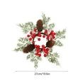 thumbnail image 3 of Hometravel Simulation Pinecone Wreath, Natural Style Candle Ring Decor, Christmas Theme Arrangement for Table Centerpiece and Holiday Display, 3 of 6