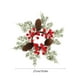 thumbnail image 3 of Adornos navideños, decoraciones navideñas, regalos navideños. Corona decorativa de piñas artificiales para velas, ideal para decoración navideña. Guirnaldas de plástico para candelabros., 3 of 6