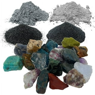 Sackorange 6 Pounds Rock Tumbler Refill Grit Media Kit, Abrasive Tumbling Kit for Stone Polisher - Compatible with Any Brand