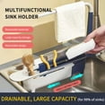 thumbnail image 2 of Zootealy Kitchen Sink Holder, Sink Retractable Drain Rack, Dish Cloth Hanger, Towel Sponge Organizer Rack for Home Kitchen, 2 of 6