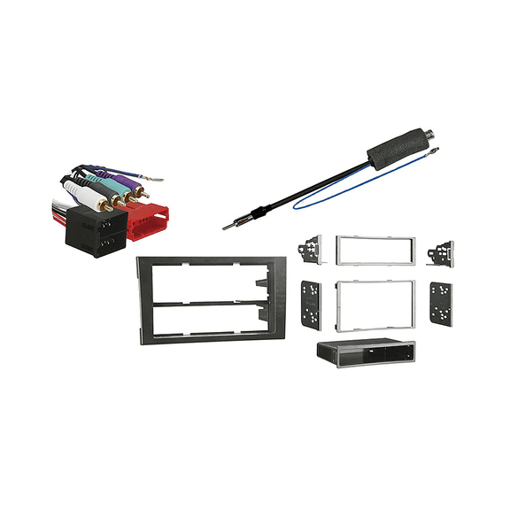 Audi A4 2002-2005 w/ Symphony Aftermarket Stereo Harness Radio Install Dash Kit