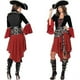 thumbnail image 1 of Disfraz de pirata para mujer, disfraz de Halloween, uniforme de juego, 1 of 4