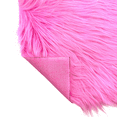 thumbnail image 3 of Ice Fabrics Faux Fur Fabric Squares - 30x30 Inches Pre-Cut Craft Fur Fabric - Shaggy Mohair Fabric for Costumes, Apparel, Rugs, Pillows, Decorations and More - Bubble Gum Fur Fabric, 3 of 4