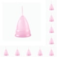 thumbnail image 3 of Guardurnaity Colector menstrual de silicona a prueba de fugas, seguro, cómodo, copa Menstrual, disco menstrual ligero, suministros femeninos tipo 5 Tipo 5 10piezas Guardurnaity CBP586151, 3 of 4