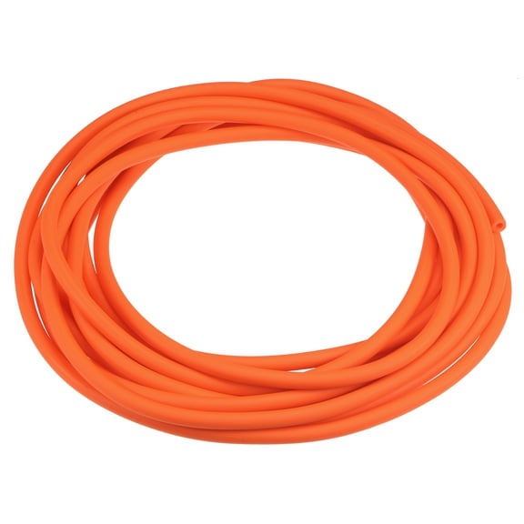 Uxcell 1/8-inch ID 1/4-inch OD 16ft Orange Latex Tubing Elastic Rubber Hose