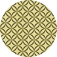 thumbnail image 1 of Ahgly Company Indoor Round Patterned Oak Brown Area Rugs, 6' Round, 1 of 6