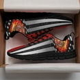 thumbnail image 3 of Firefighter The Thin Red Line Running Shoes Sneakers Mesh Black Size 12, 3 of 5