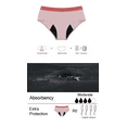 thumbnail image 5 of Aooho Teen Cotton 60 ml Period Underwear Menstrual Panties for Girls Heavy Flow Leakproof Protective Briefs First Period Kit 3 Pack, 5 of 6