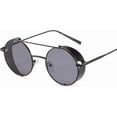 thumbnail image 1 of Lunettes de Soleil Rétro en Métal pour Hommes et Femmes (Couleur : A, Taille : Medium), 1 of 4