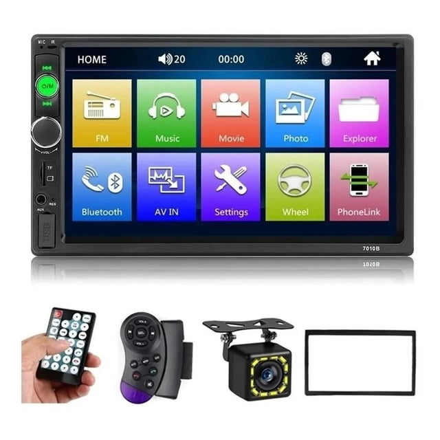 Estéreo para Auto Mirror Link 7010B Bluetooth 7 Pulgadas Ewtto Mirror Link 7010B