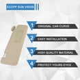 thumbnail image 4 of ECCPP Right Passenger Side Sun Visor Assembly with Sunroof Beige Fits For 2008-2013 For Toyota Highlander(74310-48520-E0,74320-48490-E0), 4 of 10
