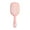 Pink, variant on Square Hollow Hairbrush, Wide-tooth Comb, Easy To Detangle And Scalp Massage