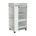 thumbnail image 4 of Modern Bar Cart, 2 Shelf, Glass Door & For Functional Home Cart With , Shelf And, 4 of 4