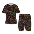 thumbnail image 1 of Fotbe Casino Icons Pijama Estampada de 2 Piezas para Niños – Ropa de Dormir de Manga Corta Cómoda para Niños y Niñas, Camiseta y Shorts de Algodón-Small, 1 of 6