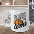 thumbnail image 3 of The Power Couple : Pumpkin And Spice Novelty Coffee & Tea Gift Mug Cup For Wife, Husband, Girlfriend, Boyfriend And Men & Women Coworkers On Autumn Or Fall Season (15oz), 3 of 4