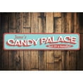 thumbnail image 1 of Candy Palace Novelty Decor, Metal Wall Sign - 4x18 Inches, 1 of 4