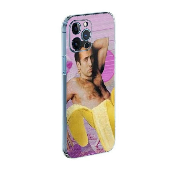 Happy Phone Nicholas Case Compatible with iPhone SE 2022/2020/8/7 in Banana Cage Funny Vaporwave Side Striped Soft Phone Shockproof Cover