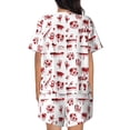 thumbnail image 3 of Lsque Halloween Women's Short-Sleeved Pajama Set - 2 Piece Soft and Lightweight Sleepwear Set-4X-Large, 3 of 9