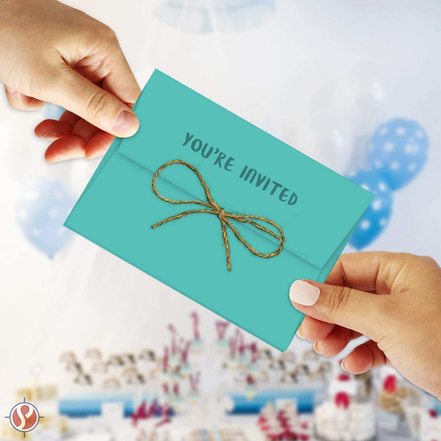 Sea Blue A7 Bright Color Envelopes - 5 1/4 x 7 1/4 Inches - Perfect for 5x7 Photos, DIY Arts and Crafts Cards - for Professional and Homemade Projects - Pack of 50 Envelopes