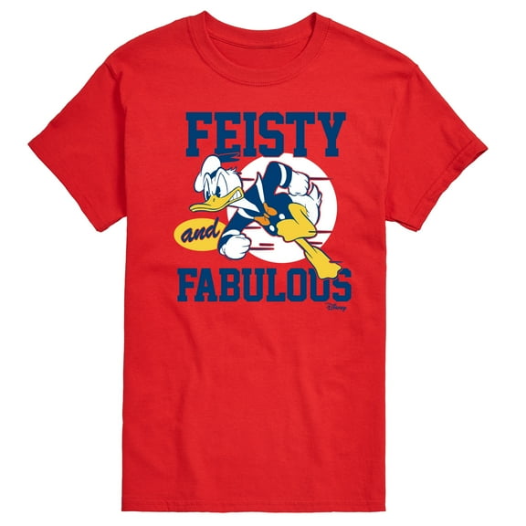 Disney - Donald Feisty And Fabulous - Men's Short Sleeve Graphic T-Shirt