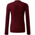 thumbnail image 2 of Lightweight Ruffle Mock Neck Tops Ribbed Lettuce Trim Soft Base Layer for Women, 2 of 6