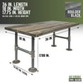 thumbnail image 3 of Restore Boulder Black  Solid Wood Coffee Table, 3 of 10