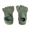 thumbnail image 2 of yuksok Five Finger Socks Anti Slip Cotton Ankle Toe Socks for Running Casual Sports Green, 2 of 9