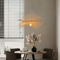 thumbnail image 4 of lionlar Rustic Ceiling Hanging Light Fixture Chandelier Foyer LED Pendant Lighting 2 2 Tier, 4 of 8