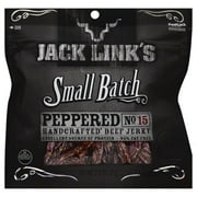 Jack Link's Small Batch Beef Jerky, Protein Snack, Peppered, 2.5oz