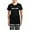 With Checker Pant, variant on CafePress - Wait What Pajamas - Women's Short Sleeve Print T-Shirt and Pants Dark Cotton Pajama Set