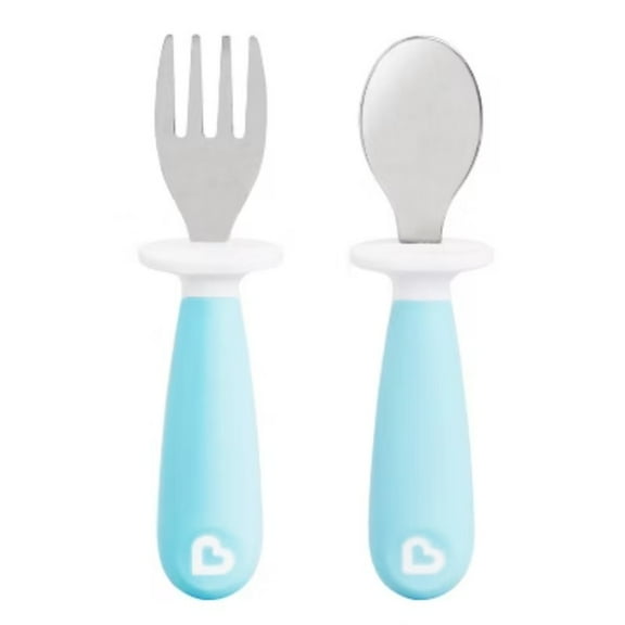 Munchkin Raise Toddler Fork and Spoon Set - 2pk