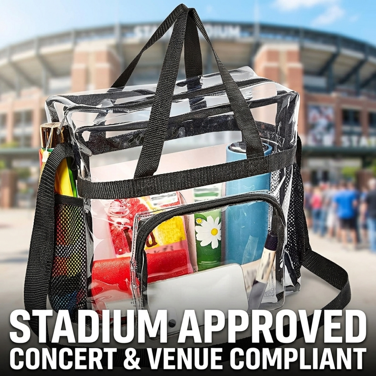 Ihvewuo Clear Stadium Approved Tote Bag photo 2