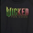 thumbnail image 3 of Wicked: Part 2 -  For Good Logo - Women's French Terry Long Sleeve Pullover, 3 of 5