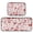 Red Romantic Element Icon, variant on 2-Piece Kitchen Mat Set Non Slip Washable Floor Mats Decorative Rugs for Kitchen Sink Laundry Red Romantic Element Icon