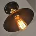thumbnail image 2 of CIMAXIC Black PVC Flush Mount Ceiling Light with Durable Construction for Kitchen Island or Bar Counter 1 x E27 Bulb Not Included,8.66"X8.66"X5.91", 2 of 4