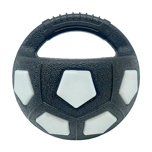 crativent Buoyant Dog Ball With Handle Calming Balls For Dogs Sturdy And Chew Proof Mellow Dog Calming Ball black+white