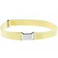 thumbnail image 1 of Ceinture Élastique Ajustable pour Enfants avec Boucle Carrée Argentée - Banane, 1 of 4