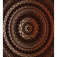 thumbnail image 3 of Ambesonne Mandala Duvet Cover Sets, Universe, 2-Twin, Chestnut Brown, 3 of 4